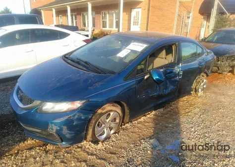 2013 Honda Civic Lx from USA, damaged, VIN 2HGFB2F56DH532682